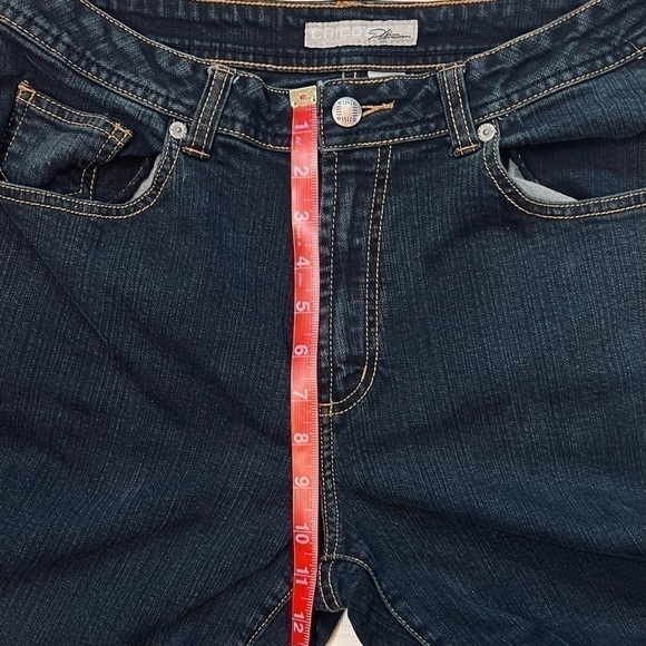 Chico’s Platinum Facet Jeans Blue Sz 1 (8) Short‎ EUC - Picture 5 of 10